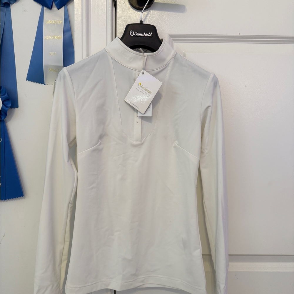 BNWT Samshield Faustina Swarovski Crystal Show Shirt